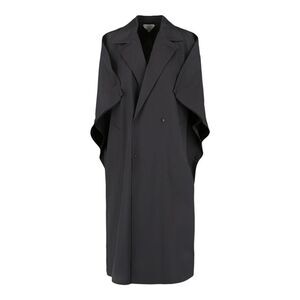 コート Bottega Veneta Black stretch acrylic blend coat Bottega Veneta Black Stretch Acrylic Coat – LOZURI®